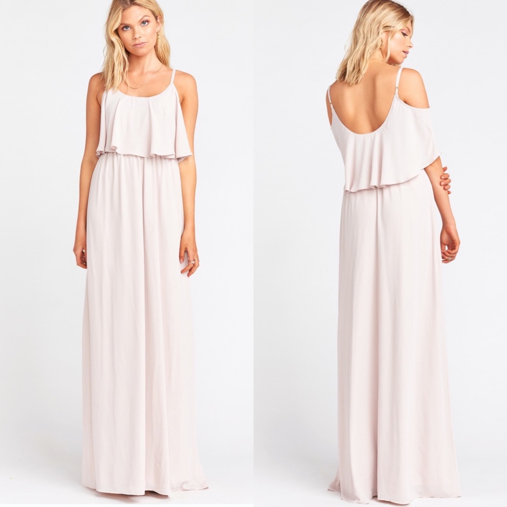 Show me your Mumu Caitlin Ruffle Maxi Dress